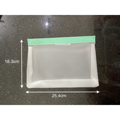 PEVA Reusable Silicone Food Storage Pouch