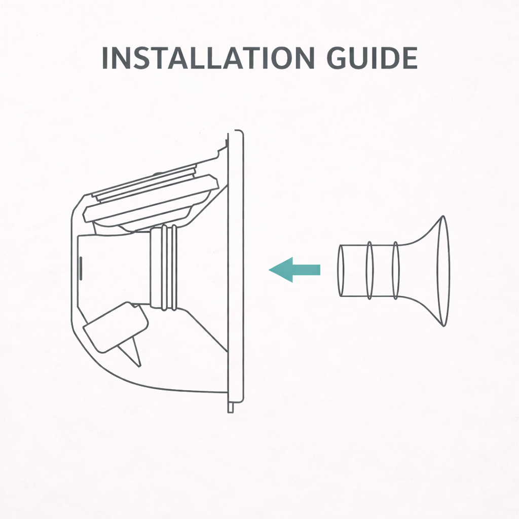 Breast Pump Flange Shield Insert
