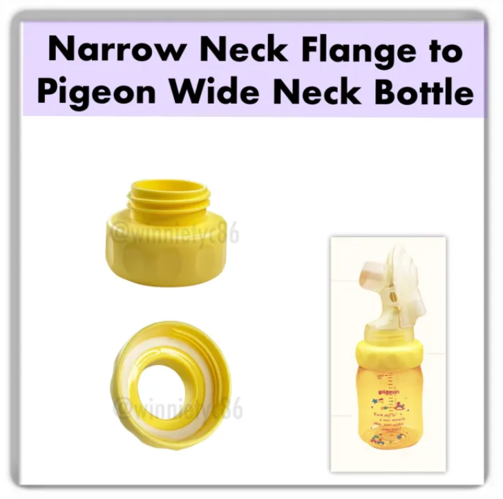 Bottle Converter for Narrow Neck Flange to Pigeon Wide Neck Bottle