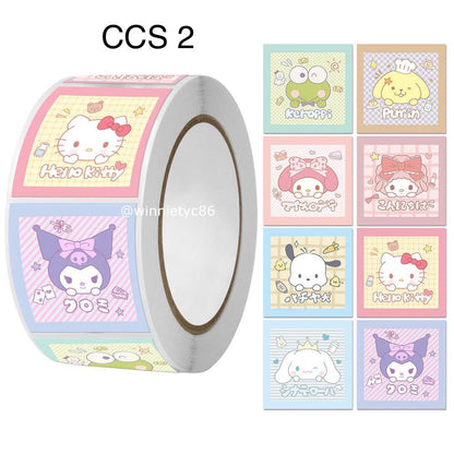 500pcs Reward Stickers Roll for Kids & Teachers