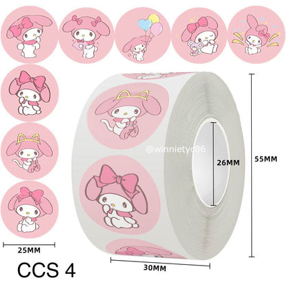 500pcs Reward Stickers Roll for Kids & Teachers