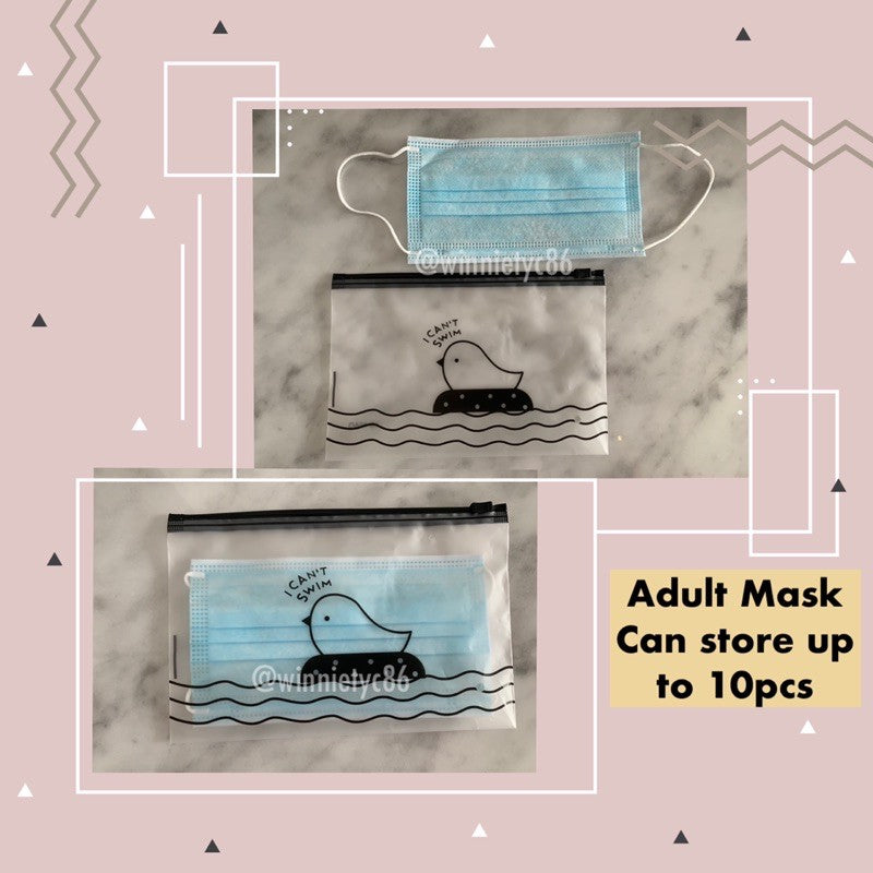 Frosted Transparent Plastic Zip Lock