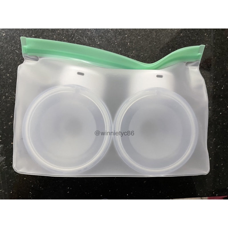 PEVA Reusable Silicone Food Storage Pouch