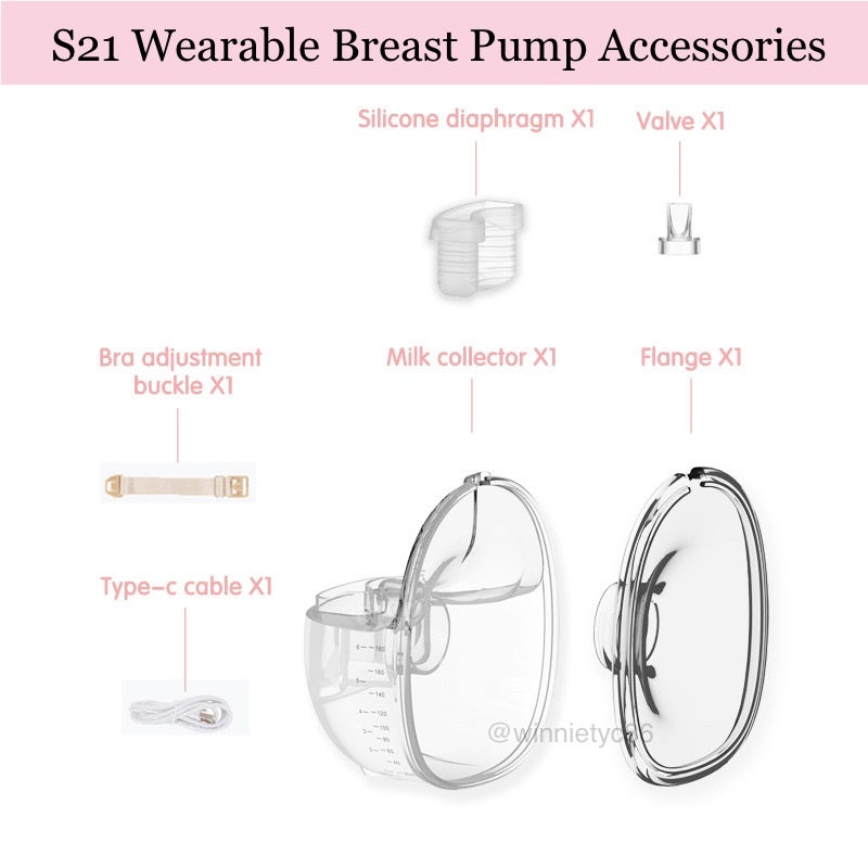 S21 S18 S23 Breast Pump Spare Parts Accessories