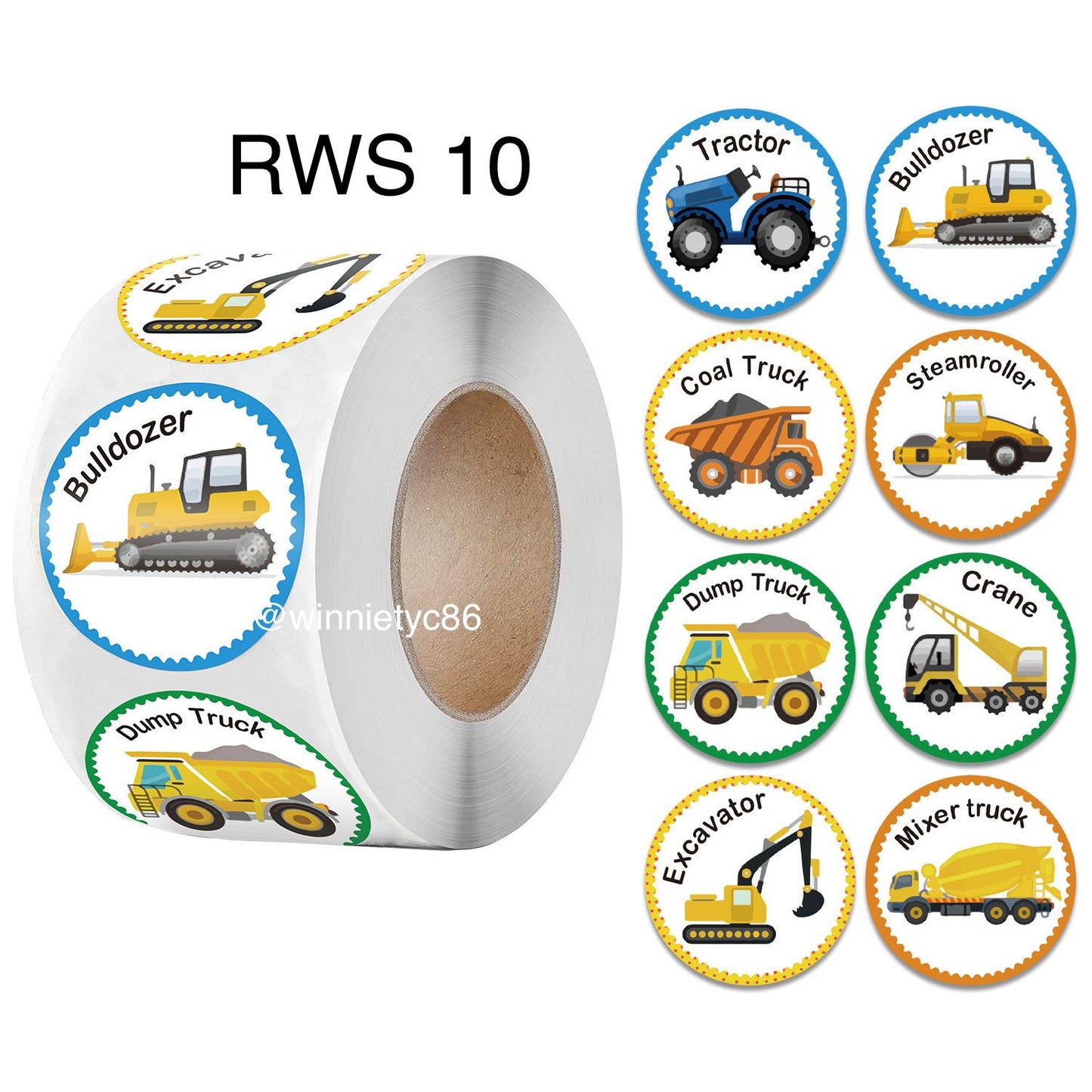 500pcs Reward Stickers Roll for Kids & Teachers