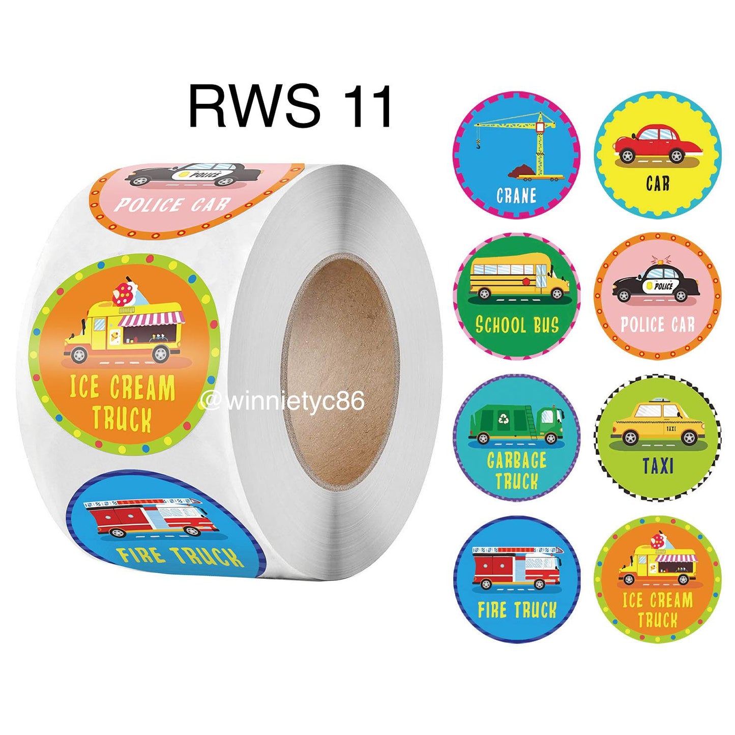 500pcs Reward Stickers Roll for Kids & Teachers