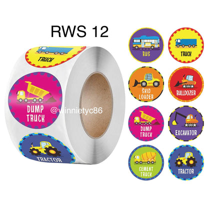 500pcs Reward Stickers Roll for Kids & Teachers