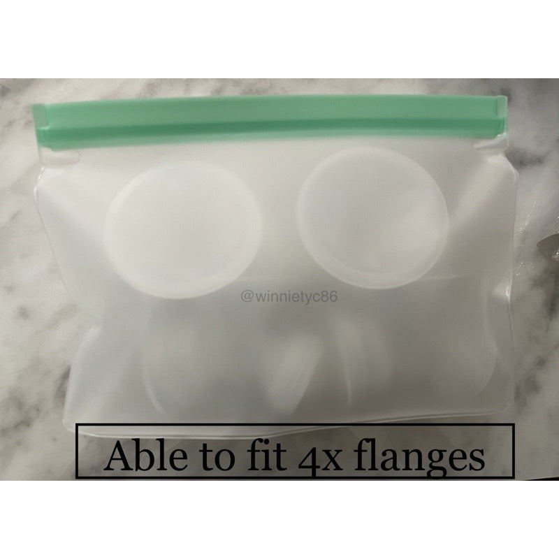 PEVA Reusable Silicone Food Storage Pouch